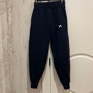 Dark Blue Alphalete Sweatpants. Size small.